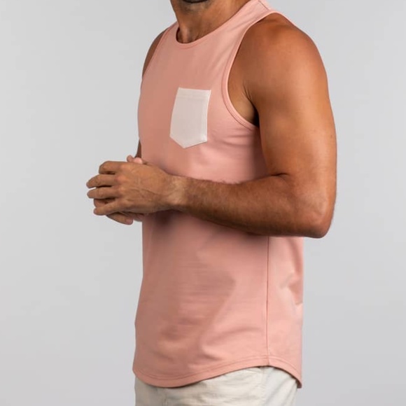 NWT BYLT Premium Basics LUX Drop-Cut Pocket Tank - size M - Picture 2 of 7